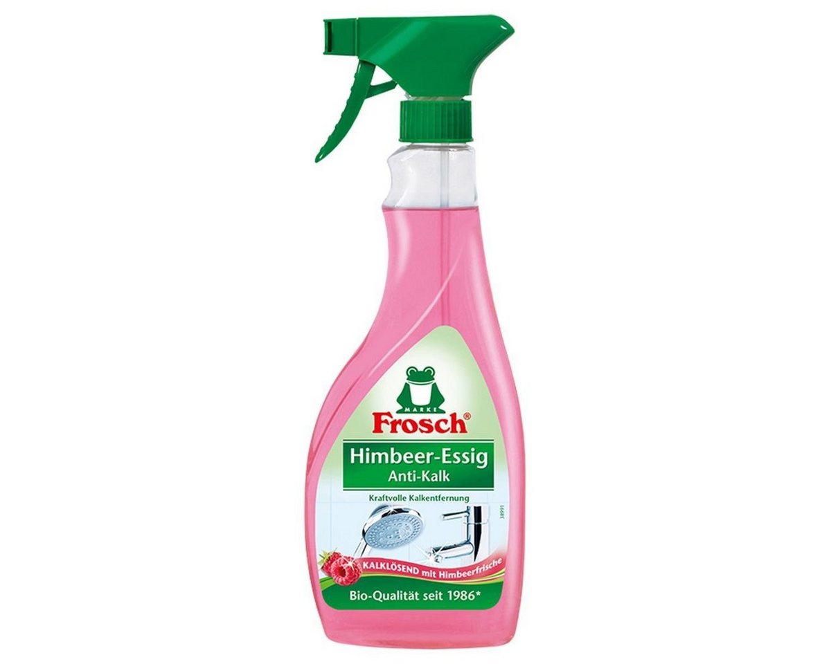 FROSCH Frosch Himbeer-Essig Anti-Kalk 500 ml - Kraftvolle Kalkentfernung Allzweckreiniger von FROSCH