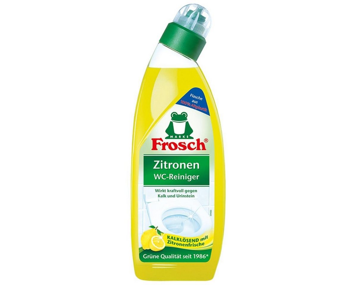 FROSCH Frosch Zitronen WC-Reiniger 750 ml - Kalklösend mit Zitrone WC-Reiniger FROSCH Frosch Zitronen WC-Reiniger 750 ml - Kalklösend mit Zitrone WC-Reiniger von FROSCH