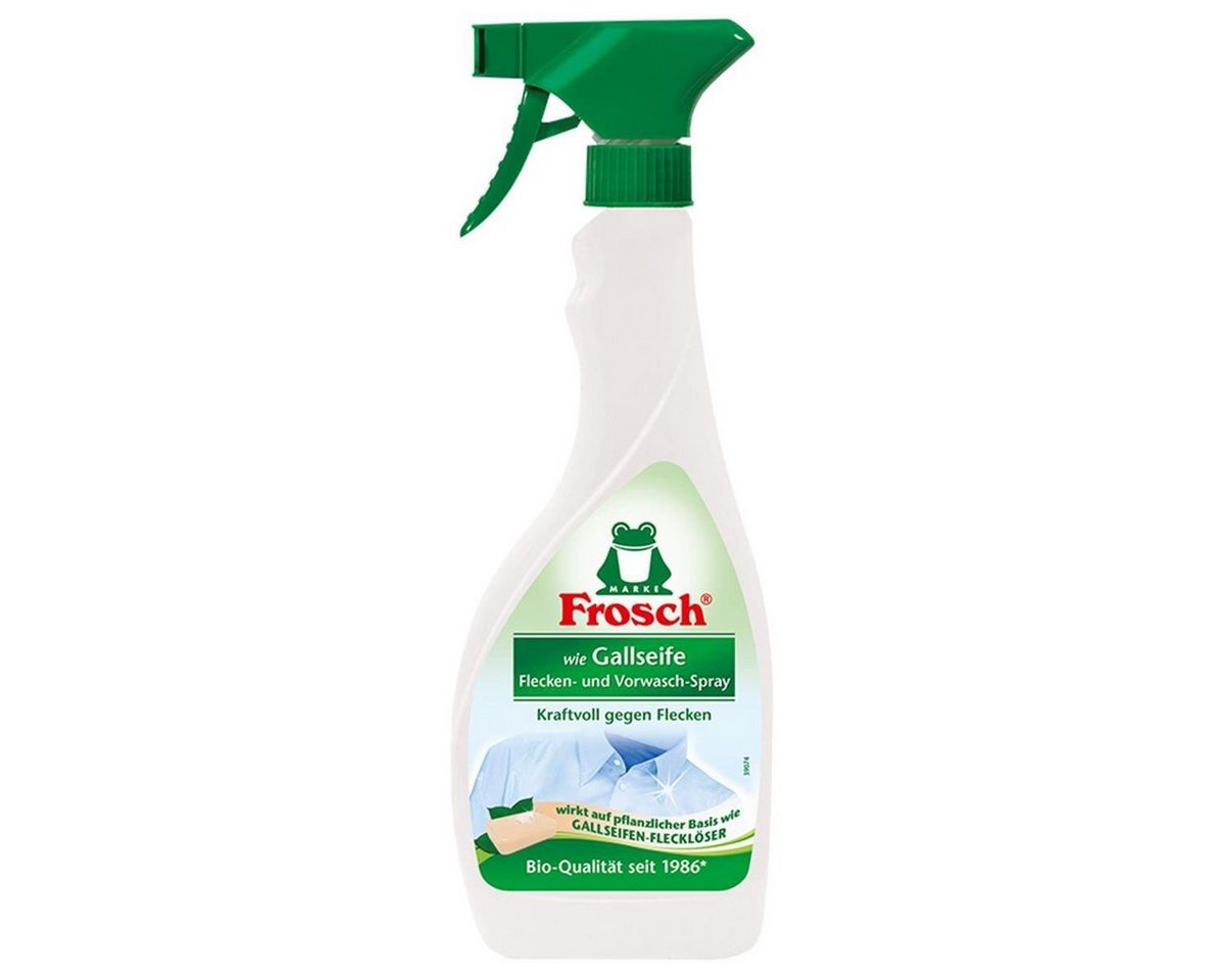 FROSCH Frosch wie Gallseife Fleck-Entferner und Vorwasch-Spray 500 ml Sprühfl Fleckentferner von FROSCH