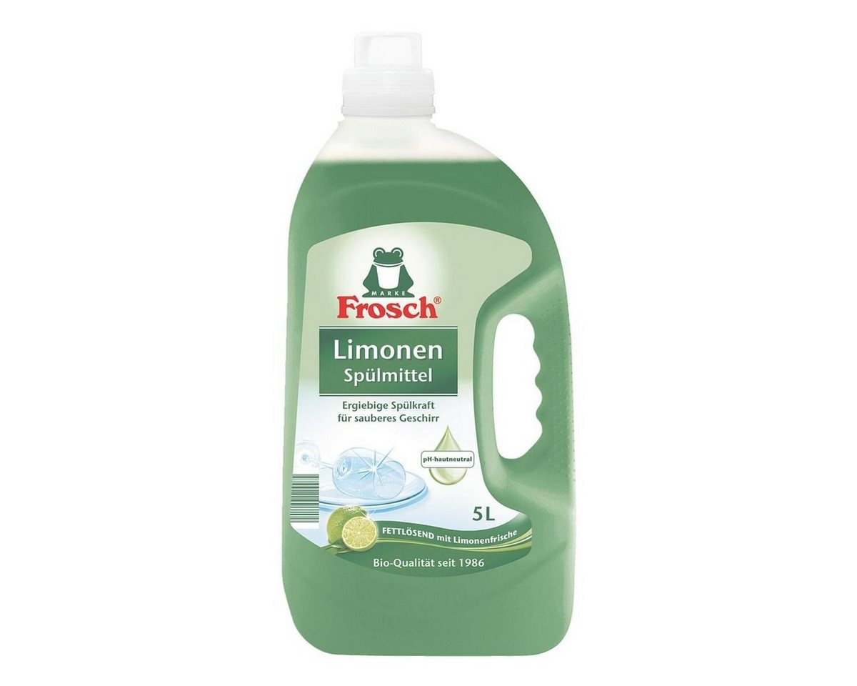 FROSCH Limonen Geschirrspülmittel (5 Liter, pH-hautneutral) von FROSCH