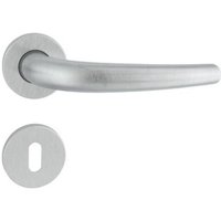 Frosio Bortolo - Türgriff Torino mit Rosette, chrom satinierte Oberfläche von FROSIO BORTOLO