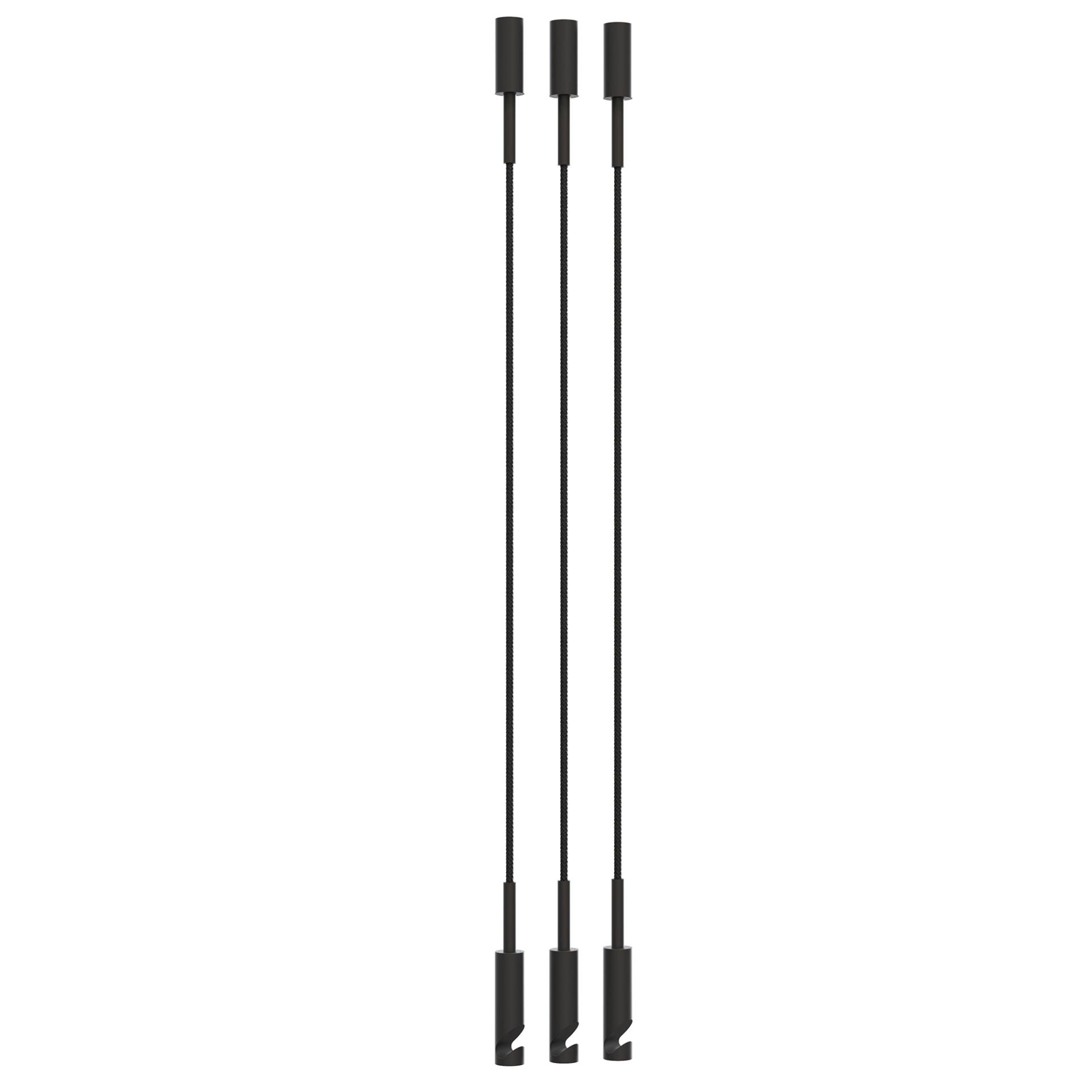 FROST - Carry Deckenhaken 3er Set - schwarz/matt/H 9,7-400cm x Ø 1,6cm von FROST