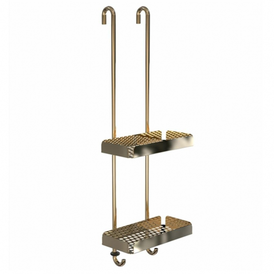 FROST - Nova2 Duschablage - gold/BxHxT 25x70x14,4cm von FROST