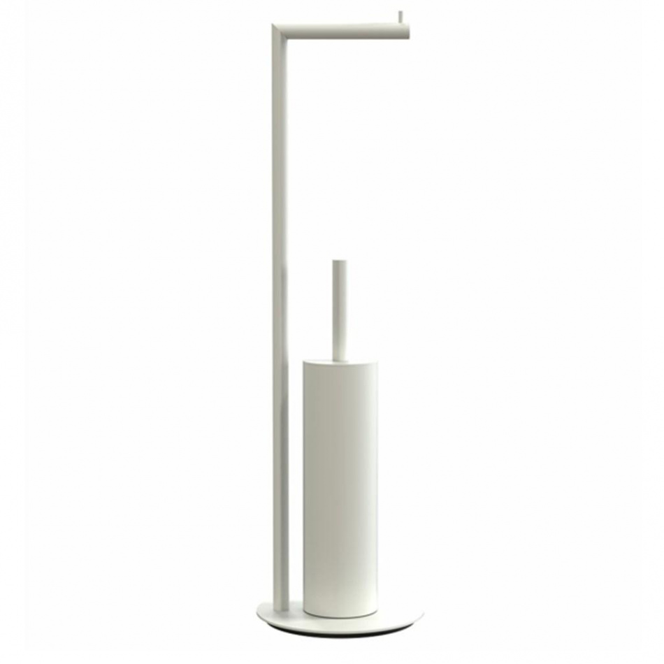 FROST - Nova2 WC-Garnitur/Toilettenbutler - weiß/matt/H 71,5cm/Ø 20cm von FROST