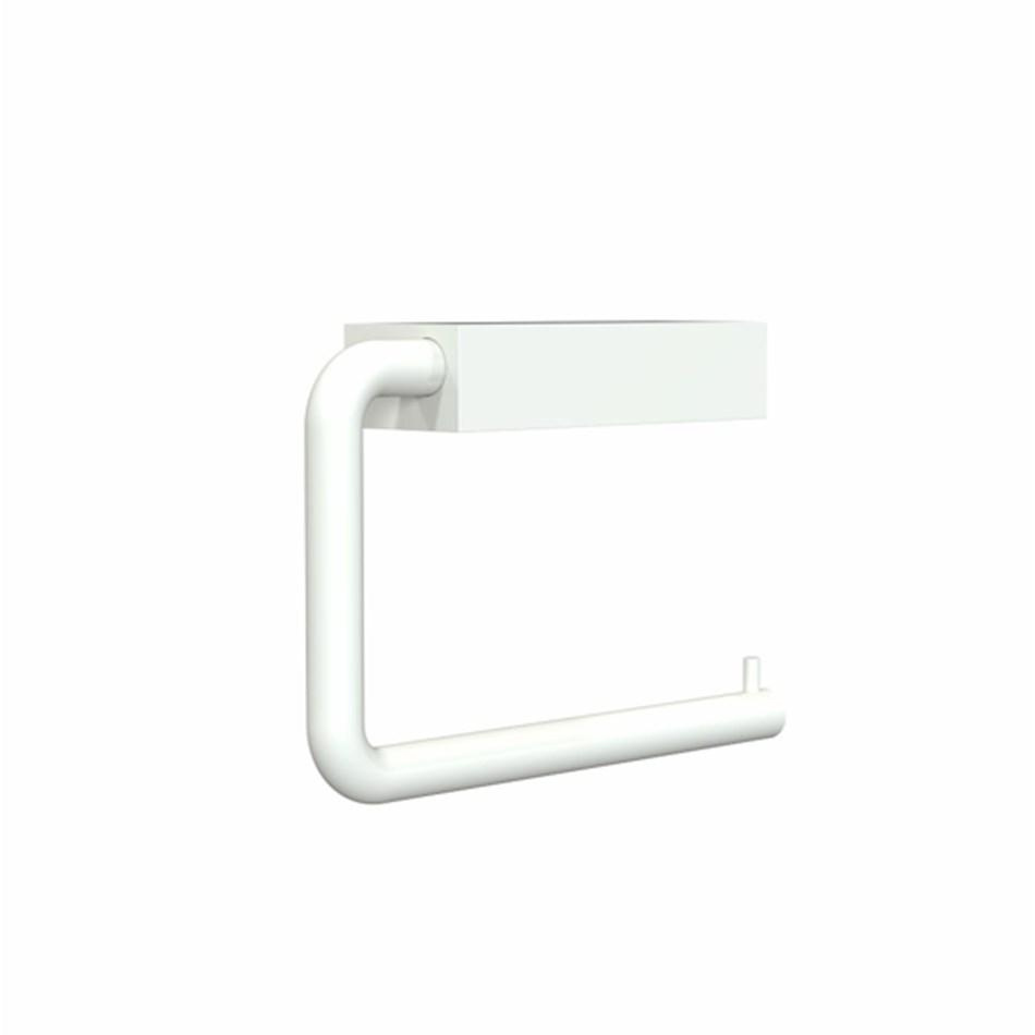 FROST - Quadra WC-Rollenhalter - weiß/BxHxT 14,5x10x3,6cm von FROST