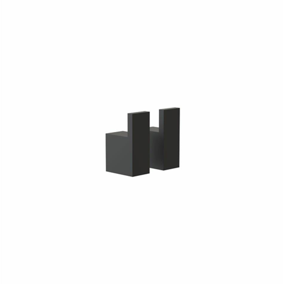 FROST - Quadra Wandhaken 8 2er Set - schwarz/BxHxT 1,4x3,6x2,2cm von FROST