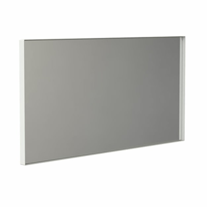 FROST - Unu 4136 Spiegel 50x100cm - weiß/mit schmalem Regalrahmen/T 3cm von FROST
