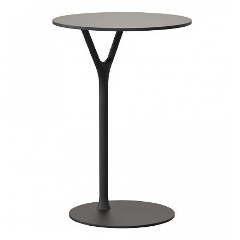 FROST - Wishbone Beistelltisch H 65cm - schwarz/H 65cm / Ø 45cm von FROST