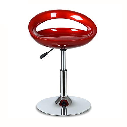 Hocker auf Rollen Barhocker 360 Grad drehbar höhenverstellbar Barhocker mit Rückenlehne Moderner Tresenhocker Barstühle für Küchentheke Kneipe Frühstücksbar und Heimbarhocker 39-55cm/60-80cm Hallo von FRTBVNHC