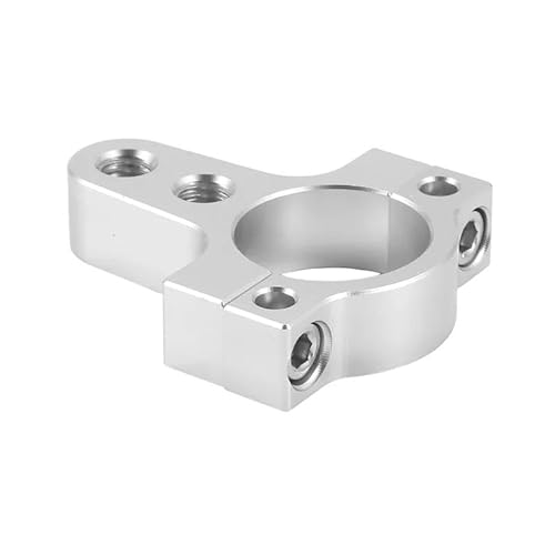 FRTRGVUVXP 27 Mm Modifikation, Silberner Aluminium-Lenkungsdämpfer, Gabelrahmen-Montageklemme, Fußbefestigung FRTRGVUVXP 27 Mm Modifikation, Silberner Aluminium-Lenkungsdämpfer, Gabelrahmen-Montageklemme, Fußbefestigung von FRTRGVUVXP