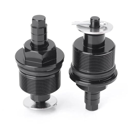 FRTRGVUVXP 31 Mm Aluminium CNC-gefräste Motorrad-Stoßdämpfer-Abdeckkappe, Federvorspannungsversteller, Gabelschrauben Für CBF125 (1) von FRTRGVUVXP