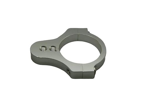 FRTRGVUVXP CNC-Aluminium Universal-Motorrad-Rennsport Für 41-mm-Lenkungsdämpfer, Halterung, Gabelklemmrohr, Schwarz (Gold) von FRTRGVUVXP