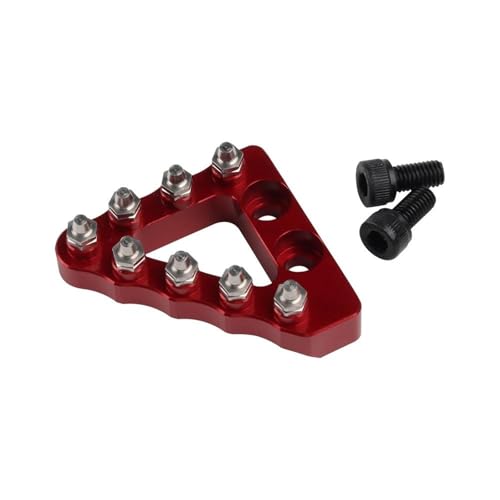 FRTRGVUVXP Für Beta 125 200 250 300 350 390 400 430 450 RR RS RRS 2T 4T Motorrad Bremspedalplatte Hinten Schalthebelspitze(Red) von FRTRGVUVXP
