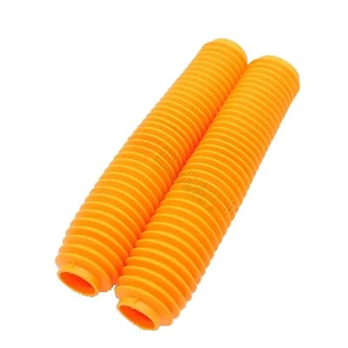 FRTRGVUVXP Für XR250 KLX250 DRZ250 TTR250 KDX200/250 Modifizierte Staubschutzkappe Für Vorderrad-Stoßdämpfer, Gabelfederung (Orange) von FRTRGVUVXP