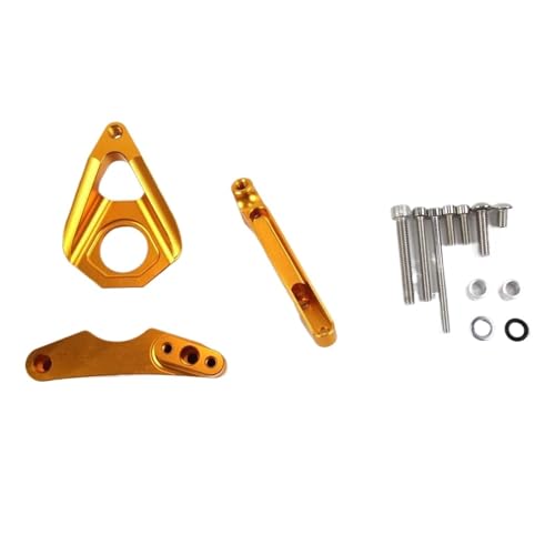 FRTRGVUVXP Lenkungsdämpfer-Halterungssatz Für Suzuki GSXR 600 GSXR750 GSR750 (2001–2005) Und GSR 750 (2001–2005) (Gold) von FRTRGVUVXP