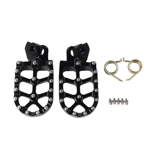 FRTRGVUVXP Motorrad Fußrastenanlage Pedale Rasten Für Y&amaha Tenere 660 XT660Z 2008-2016 Tenere XT660R(Black) von FRTRGVUVXP