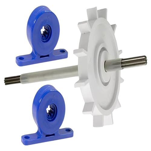 FRTmvg Für Polaris 280/180 & Pentair Legend Poolreiniger Antriebswelle C86/EC86 | Komplette Turbinenmontage mit 2 Lagern & Wellenrohren C83/EC83 | Edelstahlachse & ABS-Turbine von FRTmvg
