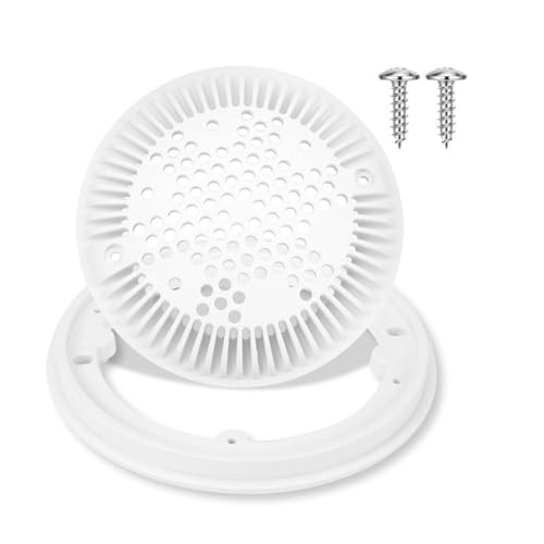 Für Hayward WG1030AVPAK2 Pool-Ablaufabdeckung und Rahmen-Set, Anti-Vortex-Saugauslass-Ersatz, kompatibel mit Max-Flo/Tristar-Pumpen (SP1030-SP1154-Modelle), ABS-Sicherheitsabdeckung von FRTmvg