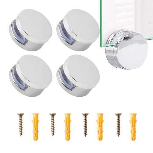 FRUHLING 4 Stück Spiegelhalterung Wand Glasklemme Zinklegierung Spiegelclip Spiegelaufhängungen Clips Spiegelklammern Spiegelhalter für Glas Acrylglas Bilder Spiegel FRUHLING 4 Stück Spiegelhalterung Wand Glasklemme Zinklegierung Spiegelclip Spiegelaufhängungen Clips Spiegelklammern Spiegelhalter für Glas Acrylglas Bilder Spiegel von FRUHLING