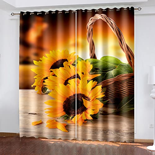 FRUKAT 1 Paar Thermo- Verdunklungsgardinen Blume Vorhänge Blickdicht Gardinen Schlafzimmer Verdunkelungsvorhang, 336x214cm FRUKAT 1 Paar Thermo- Verdunklungsgardinen Blume Vorhänge Blickdicht Gardinen Schlafzimmer Verdunkelungsvorhang, 336x214cm von FRUKAT