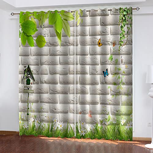 FRUKAT 1 Paar Thermo- Verdunklungsgardinen Schmetterling Vorhänge Blickdicht Gardinen Schlafzimmer Verdunkelungsvorhang, 150x166cm FRUKAT 1 Paar Thermo- Verdunklungsgardinen Schmetterling Vorhänge Blickdicht Gardinen Schlafzimmer Verdunkelungsvorhang, 150x166cm von FRUKAT