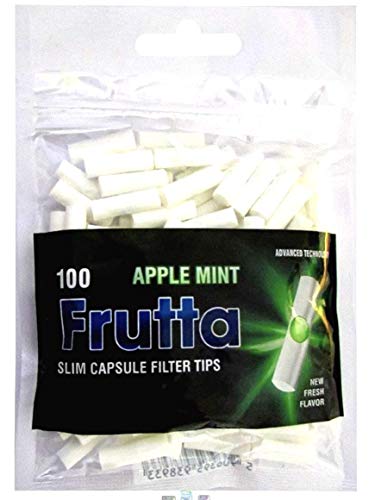 FRUTTA Apfelminz-Kapselfilterspitzen, Beutel mit 100 Tips von Blaulock
