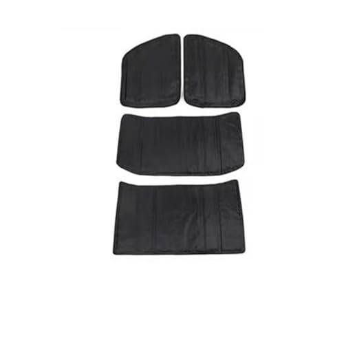 Dämmschaummatte 4PCS Baumwolle Sound Wärmedämmung Pad Für Jeep Für Wrangler JK JL 2012-2022 Auto Dach Hardtop Matten(B) von FRVVPL