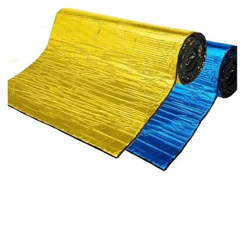 Dämmschaummatte Auto Schalldämmmatte Butyl Schalldämpfer Motorhaube Heiße Geräuschdämmung Und Dämpfungsmaterial 200x50cm Sound Noise Zubehör(A) von FRVVPL