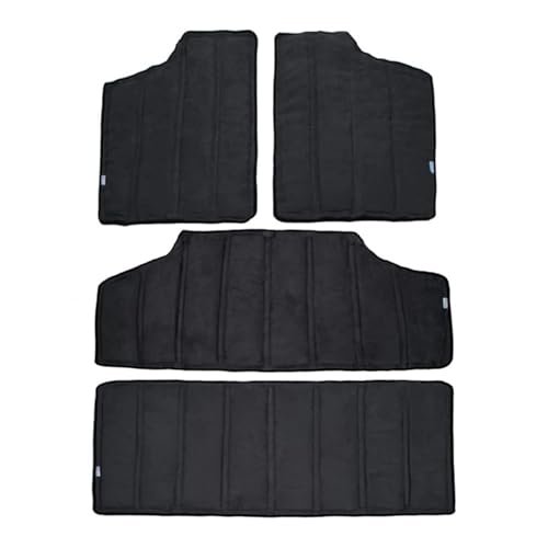 Dämmschaummatte Dachhimmel-Dach-Wärmedämmung, Schalldämpfer-Baumwoll-Kits Für JK 2012–2017 Für Jeep Für Wrangler 4-Türer Innenausstattung(Schwarz) von FRVVPL