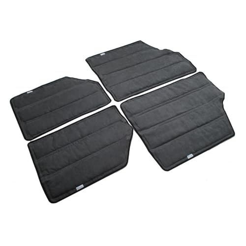 Dämmschaummatte Dachisolierung Baumwollpad Deadener Cover Kit Für Jeep Für Wrangler JK 2012 2013 2014 2015 2016 2017 2-türiges Autoinnenzubehör von FRVVPL