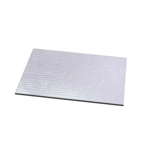 Dämmschaummatte Dicker Schalldämpfer Aus Aluminiumfaser Baumwolle Für Autokotflügel Wärmedämmung Isoliermatte Schallschutzmatte 20 X 500 Cm Für Auto(500x2000x10mm) von FRVVPL
