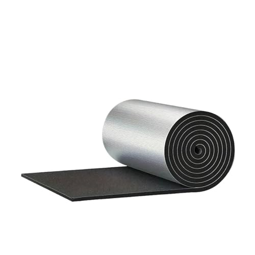 Dämmschaummatte Feuerfeste Wärme- Und Schalldämmmatte 200x50cm Akustik-Thermomatte Schalldichte Wandpaneele Geräuschdämmung Für Auto-Trittschalldämmung(3PCS-10mm-50x200cm) von FRVVPL