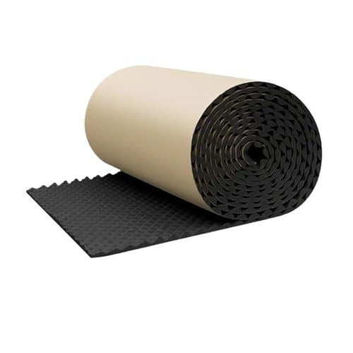 Dämmschaummatte Schallabsorbierende Platten Soundpads Akustikplatten Selbstklebende Akustikbarriere Für Autostudios Wasserdichte Schallschutzpolsterung(2M) von FRVVPL