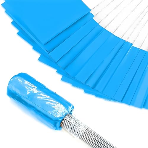 20/50/100er-Pack Markierungsflaggen, Hofflaggen, 15 X 4 X 5 Zoll, Markierungsflaggen, for Rasen & Bewässerung & Landschaft & Sprinkler & Vermessung & Hundetraining(Blue,100) von FRYSKYO