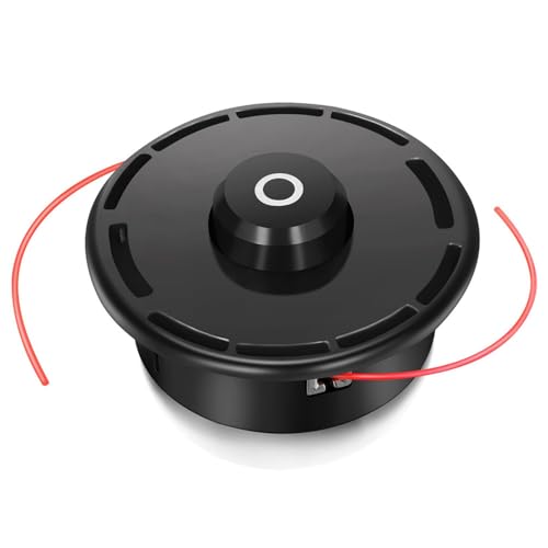 FRYSKYO Rasentrimmerköpfe, Universal-Trimmerkopf Mit Bump-Feed-Funktion, Universal-Benzin-Spulenkopf, Ersatz-Mähkopf, for Rasentrimmer(2pcs) von FRYSKYO