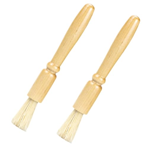 Reinigungsbürste, 2 Stück Kaffeemaschinen-Reinigungsbürste Mit Holzgriff for Die Schonende Wartung Von Espressomühlen Und Kaffeemaschinen, Einfach Zu Verwenden Reinigungsbürste, 2 Stück Kaffeemaschinen-Reinigungsbürste Mit Holzgriff for Die Schonende Wartung Von Espressomühlen Und Kaffeemaschinen, Einfach Zu Verwenden von FRYSKYO