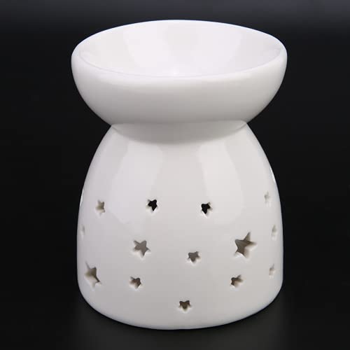 01 Keramik Kerzenhalter, Wachsbrenner 3,5 Zoll für Wohnzimmer für Schlafzimmer für Büro(Stern) von FRZY