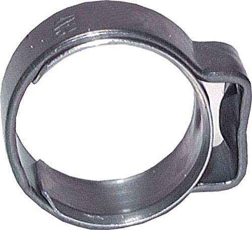 1-Ohr Schlauchschellen mit Einlagering, Edelstahl Schlauchklemmen (Spannbereich: 7,5-9 mm) von fittingstore