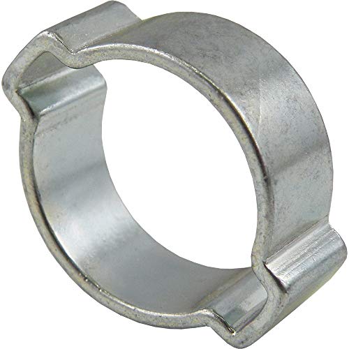 2-Ohr Schlauchschellen, Schlauchklemmen, Edelstahl, Stahl verzinkt (W1 - Spannbereich: 12,5-15 mm) von FS FITTINGSTORE