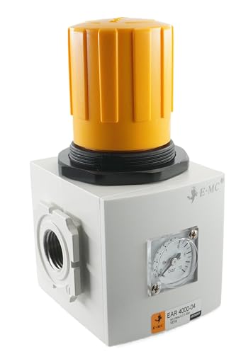 Druckregler rücksteuerbar (mit Sekundärentlüftung) Druckluft Druckminderer (Gewindegröße: G 1/2") von fittingstore