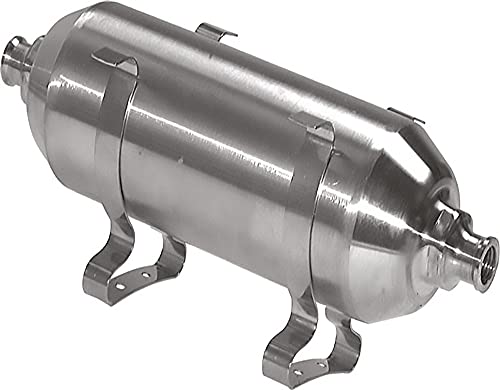 Edelstahl-Druckluftbehälter, klein, -0,95 bis 16 bar (0,10 Liter) von fittingstore