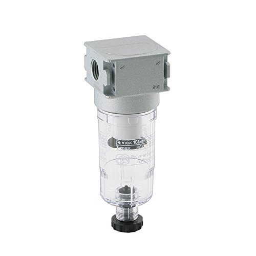 Filter Baureihe 0, 1000 l/min - G 1/8" - G 1/4" Druckluft Wasserabscheider Kondensat (G 1/8" (Standard)) von fittingstore