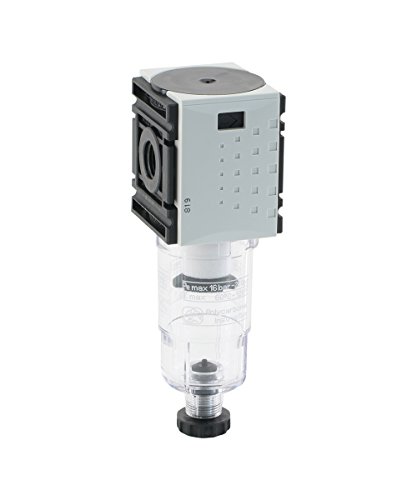 Fittingstore Futura Filter Baureihe 0/1000 l/min Kondensatabscheider Wartungseinheit Wasserabscheider G 1/4" (Kondensatablass: Halbautomatisch) von fittingstore