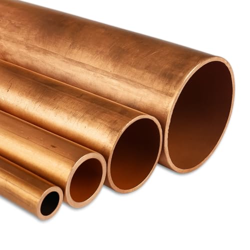 Fittingstore - METERWARE - Kupferrohr in Stangen, DIN EN 1057 / DVGW Kupferleitung Wasserrohr Gasrohr Hydraulikrohr Kälterohr (Rohr Ø außen: 18 mm) von fittingstore