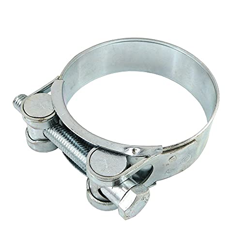 Fittingstore - Gelenkbolzenschellen Edelstahl Schlauchschellen Schelle Rohrschelle (1.4016 (W2) / Spannbereich: 85-91 mm) von fittingstore