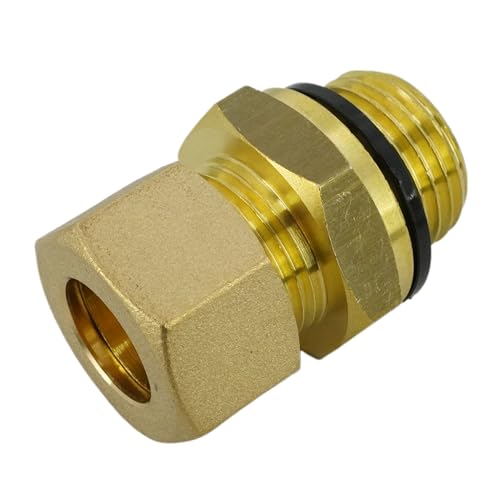 Fittingstore - Gerade Klemmring Einschraubverschraubungen mit Polyamid-Dichtung Klemmringverschraubung Zylindrisch (G 1/4" - 8 mm) von FS FITTINGSTORE