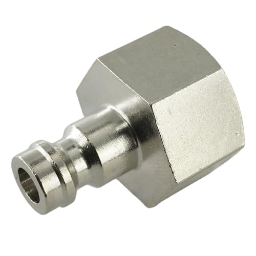 Kupplungsstecker NW 5 mit Innengewinde Druckluftstecker (Messing vernickelt - G 1/4") von fittingstore