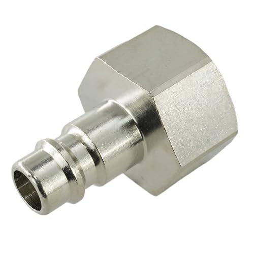 Kupplungsstecker mit Innengewinde - Messing/vernickelt Edelstahl NW 7,2 (G 1/8", Werkstoff: Messing vernickelt) von FS FITTINGSTORE