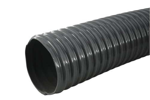 Fittingstore - METERWARE - Leichter Vakuum-Kunststoffspiralschlauch PVC-Superflex Saugschlauch Absaug Entlüftung Garten Teich Schlauch (Schlauch Ø innen: 45 mm) von fittingstore