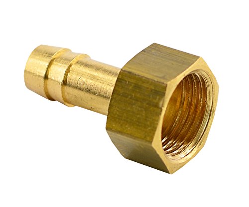 Schlauchtülle mit Innengewinde Messing PN 16 Aufschraubschlauchtüllen (G 1/4" - 13 mm) von FS FITTINGSTORE